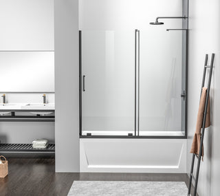 Elegant Lighting - TD444-6060MBK - Tub Door - Devon - Matte Black