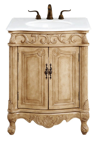Elegant Lighting - VF-1002-VW - Single Bathroom Vanity - Danville - Antique beige