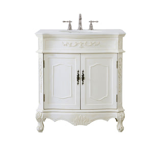 Elegant Lighting - VF10132AW-VW - Single Bathroom Vanity - Danville - Antique white