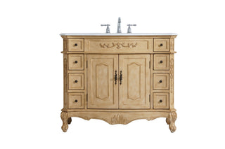 Elegant Lighting - VF10142AB-VW - Single Bathroom Vanity - Danville - Antique beige