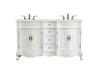 Elegant Lighting - VF10160DAW-VW - Double Bathroom Vanity - Danville - Antique white