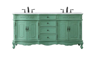 Elegant Lighting - VF10172DVM-VW - Double Bathroom Vanity - Danville - Vintage mint