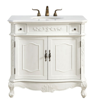 Elegant Lighting - VF10636AW-VW - Single Bathroom Vanity - Danville - Antique white