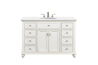Elegant Lighting - VF12348AW-VW - Single Bathroom Vanity - Otto - Antique white