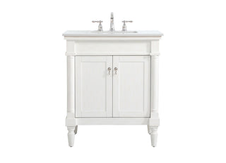 Elegant Lighting - VF13030AW-VW - Single Bathroom Vanity - Lexington - Antique white