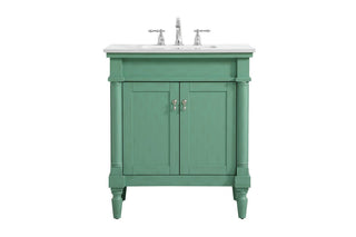 Elegant Lighting - VF13030VM-VW - Single Bathroom Vanity - Lexington - Vintage mint