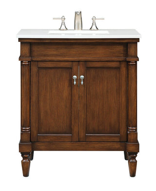Elegant Lighting - VF13030WT-VW - Single Bathroom Vanity - Lexington - Walnut