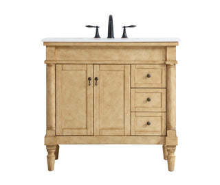 Elegant Lighting - VF13036AB-VW - Single Bathroom Vanity - Lexington - Antique bronze