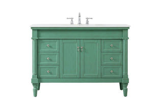 Elegant Lighting - VF13048VM-VW - Single Bathroom Vanity - Lexington - Vintage mint