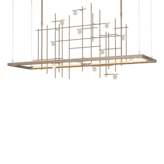 Hubbardton Forge - 139752-LED-SHRT-05-YG0500 - Spring LED Pendant - Four Seasons - Bronze