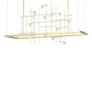 Hubbardton Forge - 139752-LED-SHRT-84-YG0500 - Spring LED Pendant - Four Seasons - Soft Gold
