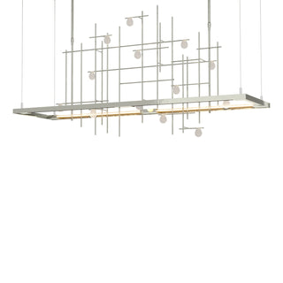 Hubbardton Forge - 139752-LED-SHRT-85-YG0500 - Spring LED Pendant - Four Seasons - Sterling