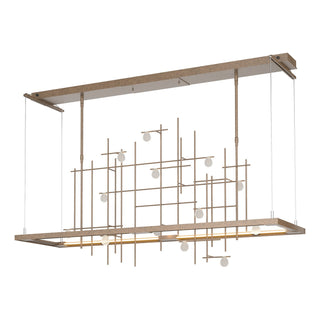 Hubbardton Forge - 139752-LED-STND-05-YG0500 - Spring LED Pendant - Four Seasons - Bronze