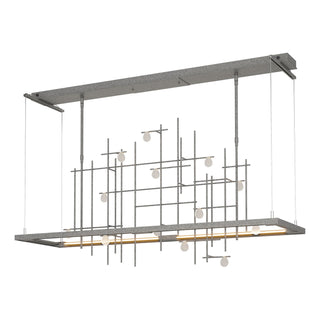 Hubbardton Forge - 139752-LED-STND-20-YG0500 - Spring LED Pendant - Four Seasons - Natural Iron