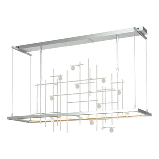 Hubbardton Forge - 139752-LED-STND-82-YG0500 - Spring LED Pendant - Four Seasons - Vintage Platinum