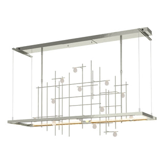 Hubbardton Forge - 139752-LED-STND-85-YG0500 - Spring LED Pendant - Four Seasons - Sterling