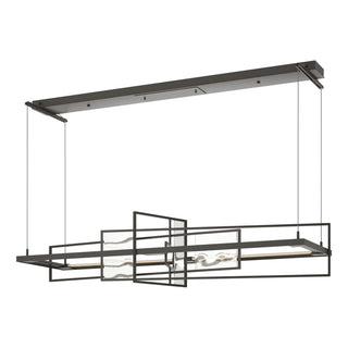Hubbardton Forge - 139754-LED-STND-07-AQ - Summer LED Pendant - Four Seasons - Dark Smoke