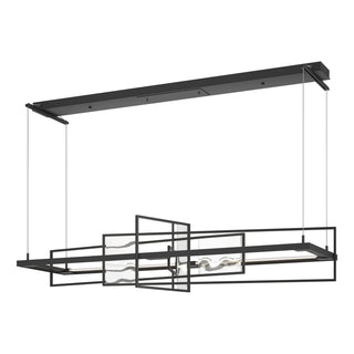 Hubbardton Forge - 139754-LED-STND-10-AQ - Summer LED Pendant - Four Seasons - Black