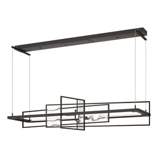 Hubbardton Forge - 139754-LED-STND-14-AQ - Summer LED Pendant - Four Seasons - Oil Rubbed Bronze