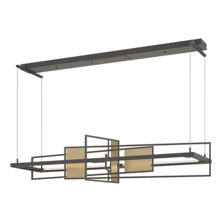 Hubbardton Forge - 139754-LED-STND-20-84 - Summer LED Pendant - Four Seasons - Natural Iron