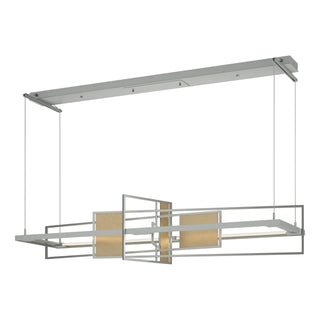 Hubbardton Forge - 139754-LED-STND-82-84 - Summer LED Pendant - Four Seasons - Vintage Platinum