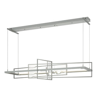 Hubbardton Forge - 139754-LED-STND-82-AQ - Summer LED Pendant - Four Seasons - Vintage Platinum