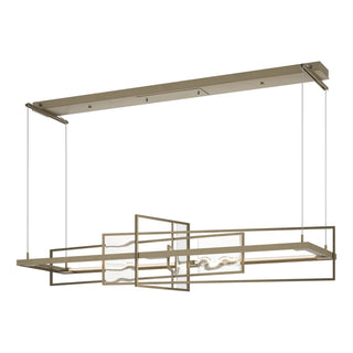 Hubbardton Forge - 139754-LED-STND-84-AQ - Summer LED Pendant - Four Seasons - Soft Gold