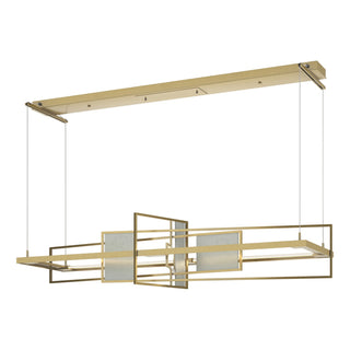 Hubbardton Forge - 139754-LED-STND-86-82 - Summer LED Pendant - Four Seasons - Modern Brass