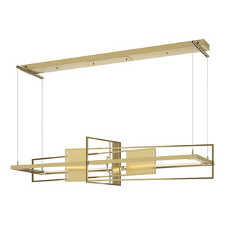 Hubbardton Forge - 139754-LED-STND-86-86 - Summer LED Pendant - Four Seasons - Modern Brass