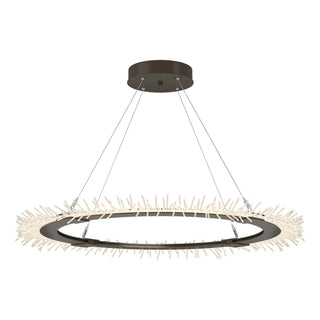 Hubbardton Forge - 139772-LED-STND-05 - Anemone Circular LED Pendant - Anemone - Bronze