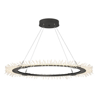 Hubbardton Forge - 139772-LED-STND-20 - Anemone Circular LED Pendant - Anemone - Natural Iron