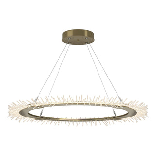 Hubbardton Forge - 139772-LED-STND-86 - Anemone Circular LED Pendant - Anemone - Modern Brass