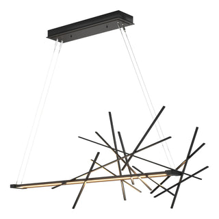 Hubbardton Forge - 139778-LED-STND-10 - Cascade LED Pendant - Cascade - Black