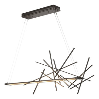 Hubbardton Forge - 139778-LED-STND-14 - Cascade LED Pendant - Cascade - Oil Rubbed Bronze