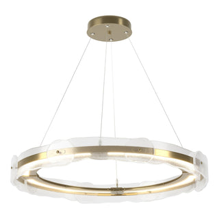 Hubbardton Forge - 139780-LED-STND-86-ZM0518 - Solstice LED Pendant - Solstice - Modern Brass