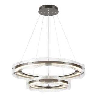 Hubbardton Forge - 139782-LED-STND-14-ZM0598 - Solstice LED Tiered Pendant - Solstice - Oil Rubbed Bronze