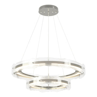 Hubbardton Forge - 139782-LED-STND-85-ZM0598 - Solstice LED Tiered Pendant - Solstice - Sterling