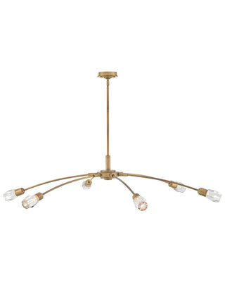 Fredrick Ramond - FR33328HB - LED Chandelier - Atera - Heritage Brass