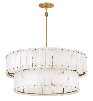 Simone LED Chandelier in Burnished Gold