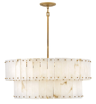 Simone LED Chandelier in Burnished Gold