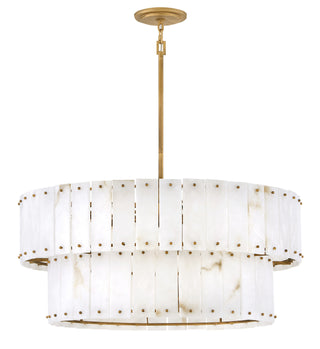 Simone LED Chandelier in Burnished Gold