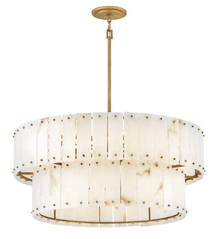 Simone LED Chandelier in Burnished Gold