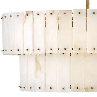Simone LED Chandelier in Burnished Gold