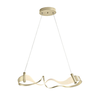 Hubbardton Forge - 139833-LED-STND-86 - Zephyr LED Pendant - Zephyr - Modern Brass