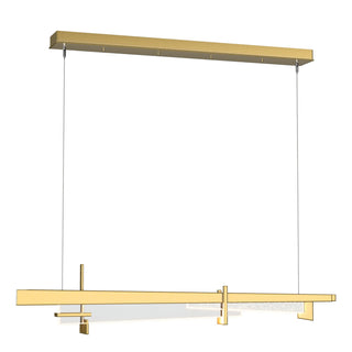 Hubbardton Forge - 139901-LED-STND-86-ZQ0640 - Tenon LED Pendant - Tenon - Modern Brass
