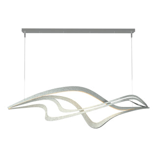 Hubbardton Forge - 139905-LED-STND-82 - Crossing Waves LED Pendant - Crossing Waves - Vintage Platinum