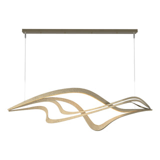 Hubbardton Forge - 139905-LED-STND-84 - Crossing Waves LED Pendant - Crossing Waves - Soft Gold