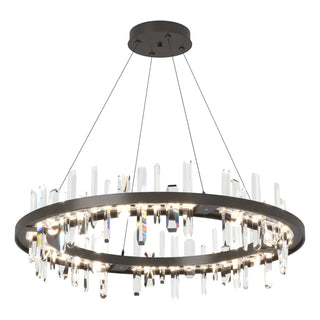 Hubbardton Forge - 139915-LED-STND-14-CR - Solitude Circular LED Pendant - Solitude - Oil Rubbed Bronze