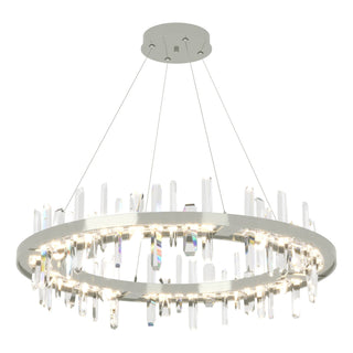 Hubbardton Forge - 139915-LED-STND-85-CR - Solitude Circular LED Pendant - Solitude - Sterling