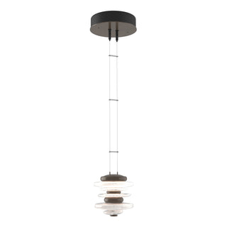 Hubbardton Forge - 139970-LED-STND-05 - Cairn Mini Pendant - Cairn - Bronze